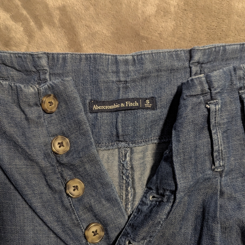 Abercrombie & Fitch Blue Denim Pants